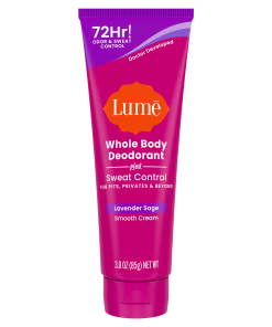 Lume Deodorant Lavender Sage | Cream Tube Deodorant | + Sweat Control