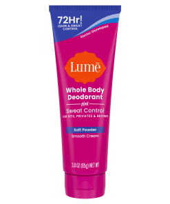 Lume Deodorant Soft Powder | Cream Tube Deodorant | + Sweat Control