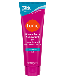 Lume Deodorant Unscented | Cream Tube Deodorant | + Sweat Control