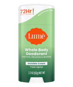 Lume Deodorant Fresh Alpine | Cream Stick Deodorant