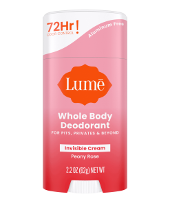 Lume Deodorant Peony Rose | Cream Stick Deodorant