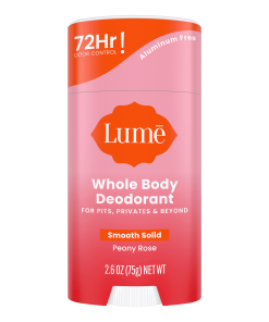 Lume Deodorant Peony Rose | Solid Stick Deodorant